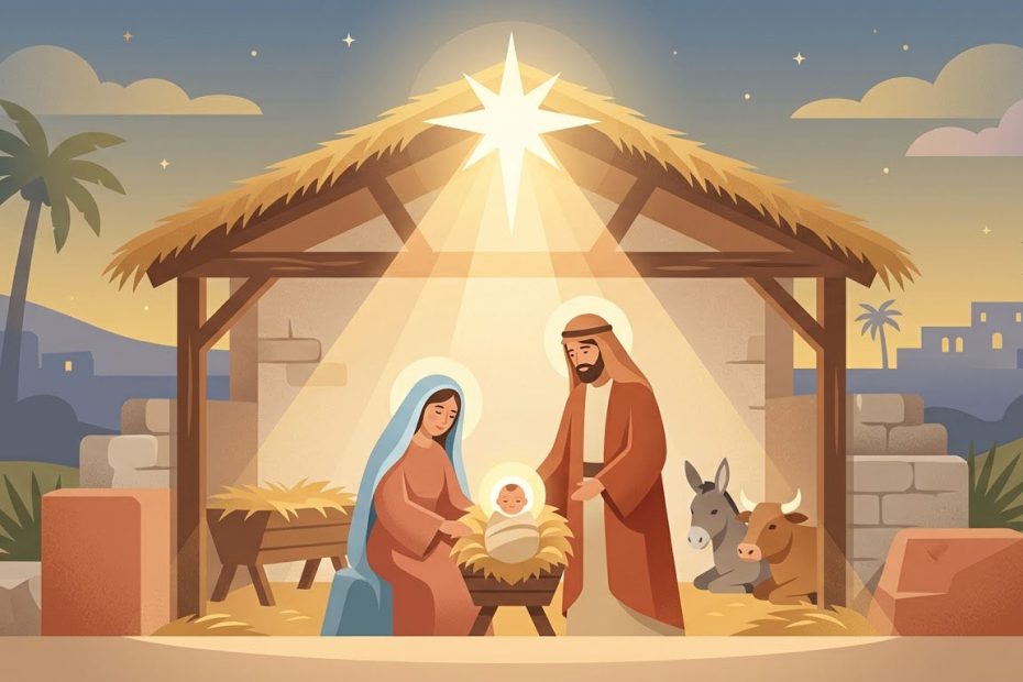 Avent & Noël - Illustration prière catholique